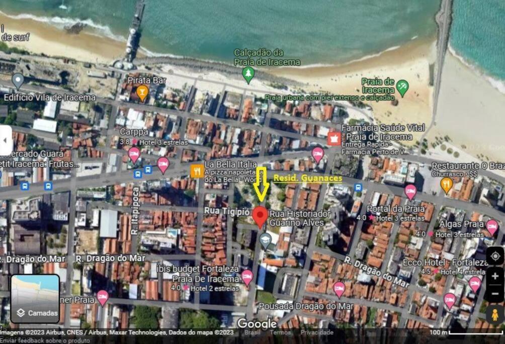 Apartamento Perto Da Beira Mar. Φορταλέζα Εξωτερικό φωτογραφία